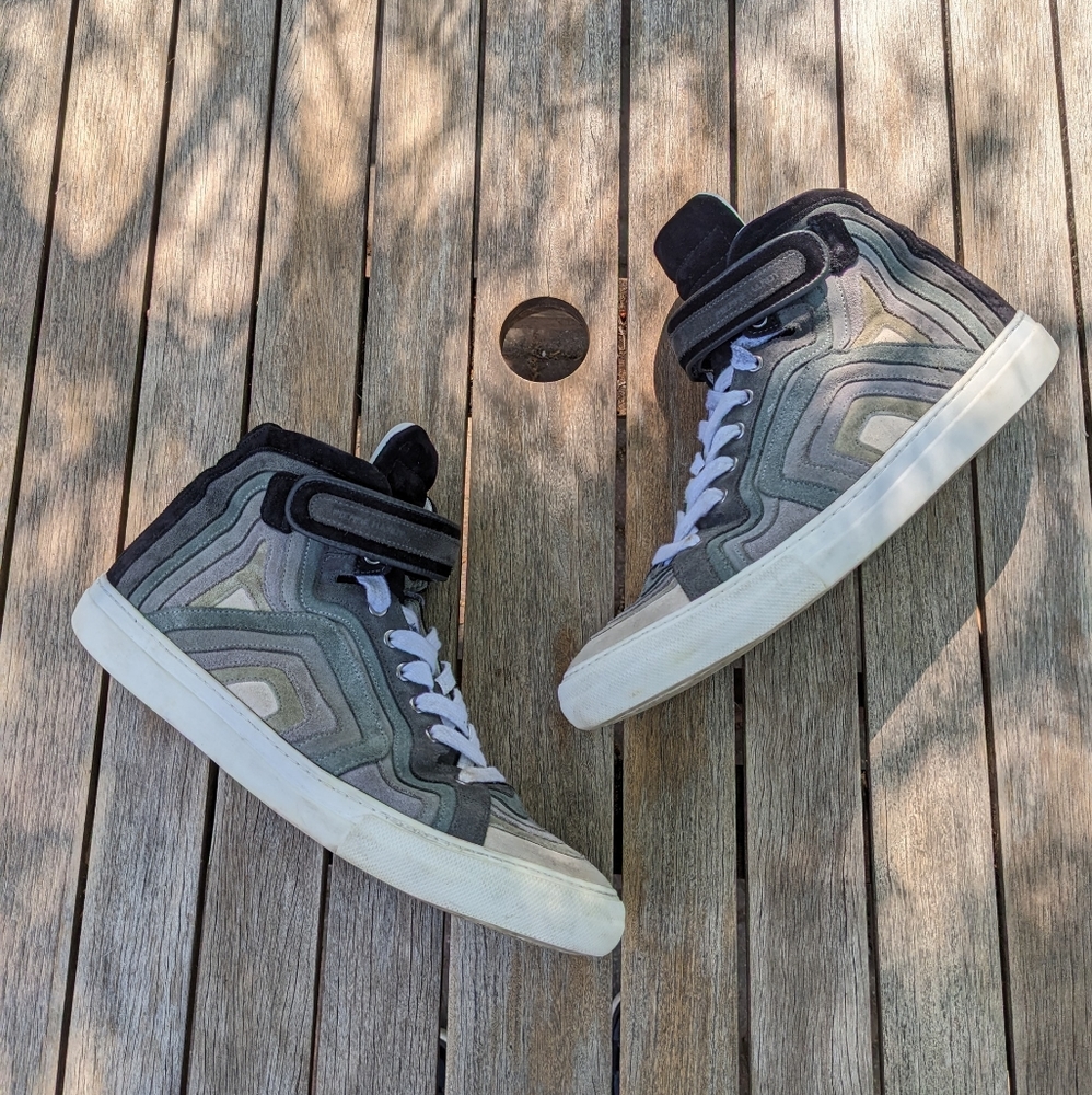 Pierre Hardy Suede Sneakers us10.5